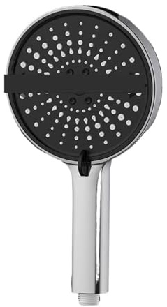 Pommeau de douche haute pression réglable à 6 modes, grand panneau de 15 cm(Sliver Shower)