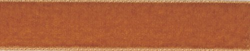 Berisfords Velvet Ribbon Copper 56mm - Nylon Craft Ribbon for Sewing, Gift Wrapping and Hair Accessories