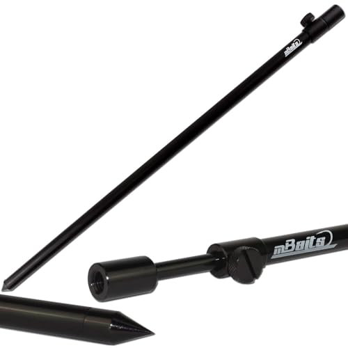 Angel-Berger Magic Baits Black Bankstick Rutenhalter Verschiedene Längen Aluminium (75-115cm)