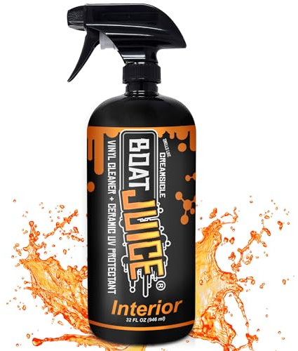 Boat Juice - Interior boat vinyl and plastic cleaner with UV protectant - 18oz Sprayer Bottle