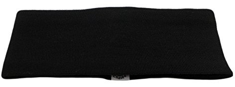 Chaskee St. Moritz Headband Fleece Lining Merinowolle small, Farbe:Black, Groesse:small