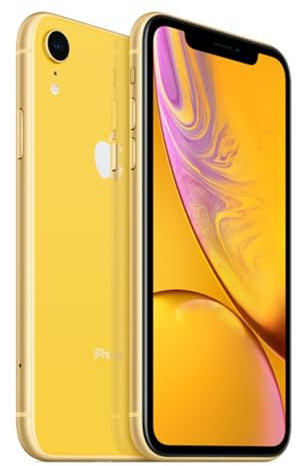 Apple iPhone XR, 128GB, Yellow - Fully Unlocked (Renewed)
