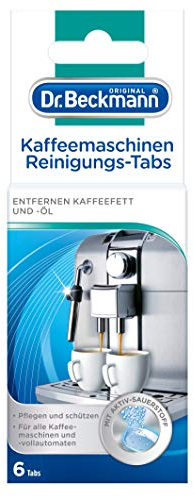 Dr. Beckmann Kaffeemaschinen Reinigungs-Tabs, 6 Stück