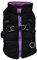 Doubleer Hundemantel Mit Trapezloch Wasserdicht Hundekleidung Bekleidung Winterjacke Warme Weste Haustier-Outfit Mäntel für kleine, mittelgroße Hunde, 4 Farben, 6 Größen