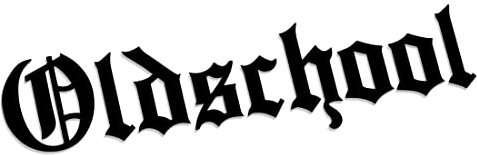 Decus Oldschool XL 0363 (schwarz) // Sticker OEM JDM Style Aufkleber