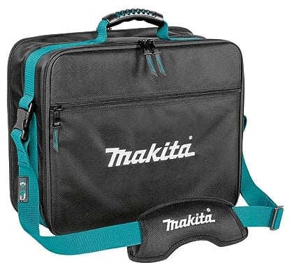 Makita E-15475 Laptop- und Technikertasche, mit Tragegriff und Schultergurt, zum beidseitigem Öffnen, Seite für Laptop und Büromaterial, Seite für Werkzeuge, 425 x 170 x 350 mm (LxBxH)