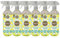 Fabulosa Antibacterial Disinfectant Spray, All Purpose Multi Surface Cleaner, 500ml, 6 pack, Lemon Sherbet