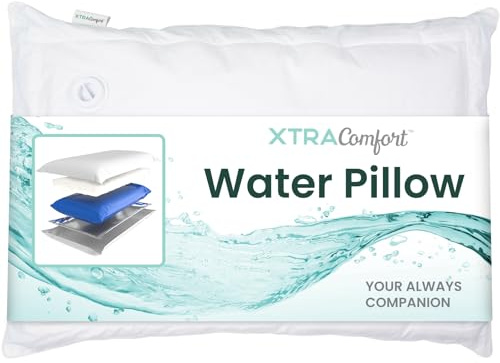 Xtra-Comfort Water Pillow (26'x18') - Memory Foam Pillow for Side, Back