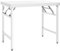 vidaXL Tavolo da Lavoro Cucina Pieghevole 100x60x80 cm in Acciaio Inox