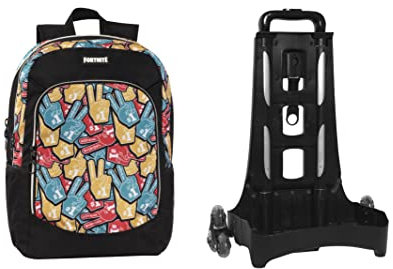 Franco Cosimo Panini Editore Rucksack ORG. C/Trolley abnehmbar New Foam Fingers ForTNITE