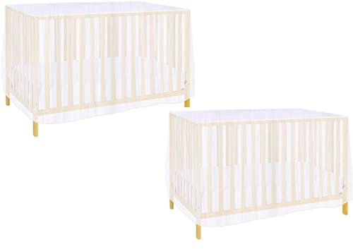 2 x Kit zanzariera per lettino singolo e 1 persona dimensioni 70 x 140 x 70 cm