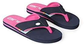 Animal Swish Kids Flip-Flops - Slip-on & Lightweight Footwear with Soft Padded Straps for Boys & Girls - Best for Spring, Summer, Beach & Outdoors Spacey Pink 10