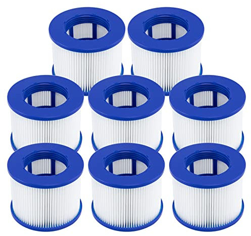 Hrozny Filtre Spa a Visser, Cartouche filtrante pour Clever Spa,Filtre 75 x 100 mm,Cartouche filtrante pour Spa.(8)