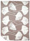 JOWOLLINA Wendedecke Wolldecke Plaid Kuscheldecke Öko-Wolle 130x200 cm, Ginkgo (Chai Latte)