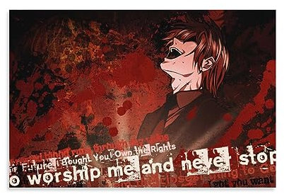 Death Note Anime-Poster (11), Druck, Fotokunst, Malerei, Leinwand, Poster, Heimdekoration, Poster, 40 x 60 cm