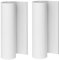 2-Pack Espuma EVA Blanca, MEARCOOH Goma EVA 4mm de espesor EVA Foam Cosplay, 35.5 x 150cm alta densidad 86kg/m3 Rollo Goma EVA para Costume Proyecto DIY (2PCS 4mm Blanca)