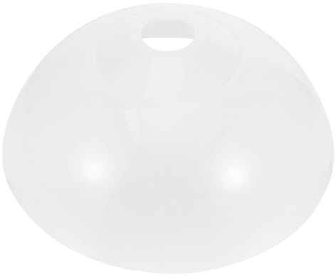 OSALADI Lampenschirme kronleuchter Creme Kuppellampenschirm Tischlampenschirm neben dem dekorative Lampenabdeckung Lampenschirm aus Kunststoff white acrylic lamp shade schmücken die Blumen