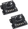 Hailege 2 pezzi LED Dimmer LED Interruttore LED DC12V-24V 30A 360W Regolatore di tensione dimmer LED regolabile Controller di luminosità a LED per lampada a striscia luminosa a LED 5050