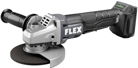 FLEX 24V Brushless Cordless 5-Inch 10,000 RPM Variable Speed Paddle Switch Angle Grinder Tool Only, Battery and Charger Not Included - FX3171A-Z