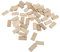 Beech Wood Domino Tenon 50 Stück Beech Holzdübel 6 x 40mm Für die Verbindung von Möbeln, den Möbelbau, die Herstellung von Rahmen, das Tischlerhandwerk