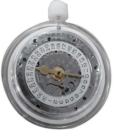 KEALBAUS 1 x 3186-teiliges Uhrwerk, Zubehör für GMT-Automatikuhren, mechanische Uhren, blaue Waage, Automatikuhren, Zubehör, Silber, silber