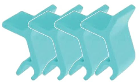 laxreheye Baking Tray Stacking Clips, Baking Tray Stacker, 4 x Baking Tray Stacker, Baking Mould Organiser, Reusable Cookie Tray Rack, Baking Mould Divider Set for Oven, Freezer