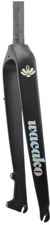 BSFHQS Fourche VTT 26 27,5 29pouces 29L Fourche Rigide De Vélo en Carbone Fourche Dure À Tube Droit/Conique De 28.6mm 9 * 100mm QR Fourche Avant De Frein À Disque(Matte Black B,Straight_29IN)