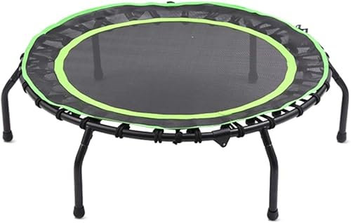 Fitness Trampolin Ruhiges und sicheres Sprungtrampolin for Fitnessstudio/Zuhause, max. Belastung 250 kg mit Schutzhülle