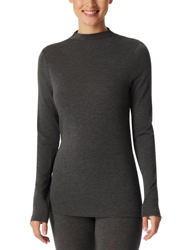 Schiesser Damen Unterhemd Shirt Langarm mit Rolli - 183093