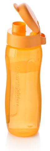 Tupperware to Go Eco 750ml orange Eco Easy Flip Top Trinkflasche EcoEasy für Kohlensäure Aqua Slim Aquaslim XL NEU