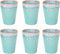 Costa Nova Tasse Latte Macchiato 38cl - Grespresso - Steingut - Aqua - 9,5cmxH11cm - 6 Stück