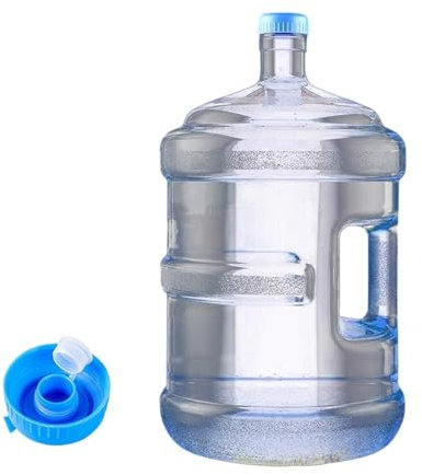 Harilla Trinkflasche Verdickter Wasserspender für Camping, BPA-frei Tritan, Wasserflasche mit Griff, Wasserkrug Wasserbehälter wiederverwendbar für Indoor & Outdoor, Fitnessstudio, Schule, Küche, 15 L