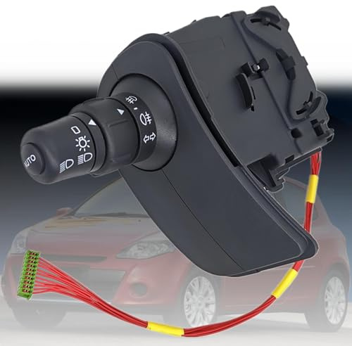 Commodo Interrupteur Phares d’éclairage Clignotants Compatible avec Clio 3 Kangoo 2 Modus 7701057090 8201590638