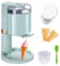 1L di gelatiera con compressore, Ghiaccio Tratta Gelati e Dessert, Semplice operazione di Spinta, con Scala Elettronica, in 10 Minuti, produttrice di Gelati Domestici compatti