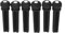 Dyocoag 6pcs Ebony Acoustic Guitar Bridge Pins Stifte Ersatz Set GL62A für Taylor Gitarre Ukulele Folk -Gitarre, hartes Material