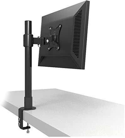 LCD TV Desk Mount 10-22 Inches, 60cm Height, Free Lift, Full Rotation, Adjustable Monitor Stand for Home Office, Space-Saving TV Bracket, Easy Installation