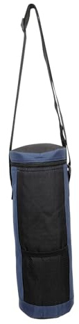 NULYLU Thermosflaschentasche aus Oxford Leichte Strapazierfähige Trinkflaschen aufbewahrung mit Verstellbarem Schultergurt Auslaufsicherer Crossbody Beutel für Outdoor Sport und Reisen