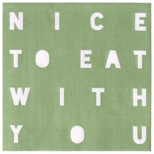 Räder Serviette Nice to eat with you - Humorvolle Servietten