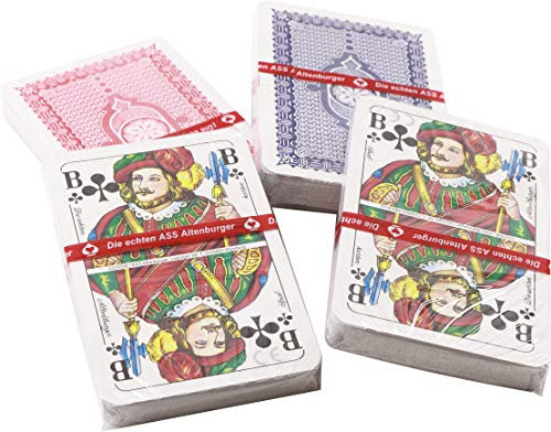 RMB® 4er Set Skat-Karten-Spiele Doppelkopf-Karten