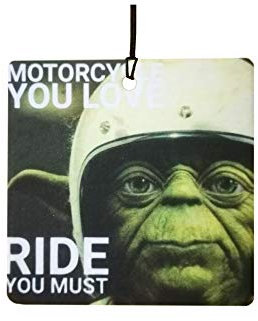 Ali Air Freshener Yoda Motorcycle Ride Auto Lufterfrischer