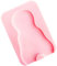 Bambino Bagno Spugna Morbido Infantile Bagno Tappeto Neonato Comodo Schiuma Antischivolo Cuscino (Rosa)