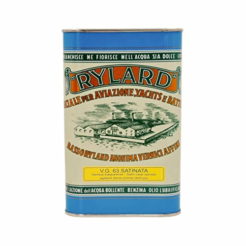 Rylard Vg 63, Vernice Oleofenolica legno Unisex adulto, Trasparente satinata, 1000 ml