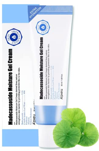 A'PIEU Madecassoside Feuchtigkeitsgel-Creme, 50 ml, feuchtigkeitsspendende Feuchtigkeitscreme für beruhigende Haut, Feuchtigkeitsgelcreme, Hautpflege, K-Beauty