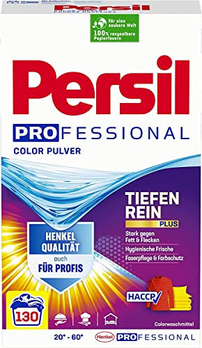 Persil Color Pulver, Colorwaschmittel, Professional 360° Reinheit & Pflege, 1er Pack (1 x 130 Waschladungen)