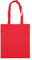 IMFAA Pack of 10 Premium Quality Long Lasting 100% Cotton Canvas Tote Reusable Shopping Bags Ideal for Printing and Embroidery (Red,Large 50x40x60)