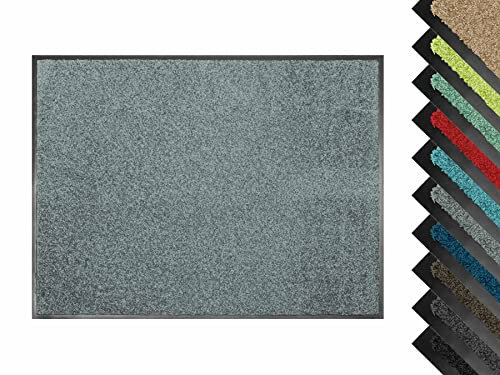 Primaflor Fußmatte - Sydney, Anthrazit, 120x180cm, Verschiedene Größen und Farben, rutschfeste Schmutzfang-Matte, Robuster Tür-Vorlger und Sauberlauf für den Eingang und Flur