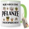 Tasse Garten, Nur noch eine Pflanze versprochen Spruch, Geschenk Garten-Motiv Kaffeetasse Hobby-Gärtner Hobby-Gärtnerin, Pflanzen Pflanzenliebhaber Kaffee-Becher