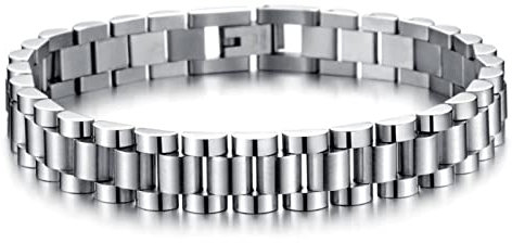 Herren Armband Schmuck Titan Stahl Kettenarmbänder für Herrenuhr Kettenarmbänder Armreifen Modedesign Geschenk