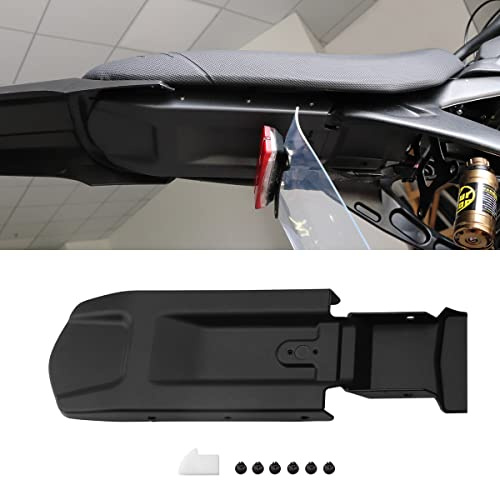 JESTOP Upgraded Rear Fender Inner Plate for Seyway Sur-Ron Light Bee X and S, Mudguards Protector Base Protective, Plastic Dirt Bike Rear Fender Mud Flap, 13.6x4.0''