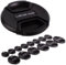 Lens-Aid Tapa de Lente para Lentes de cámara: Tapa de Repuesto Compatible con Canon, Nikon, Fujifilm, Olympus, Sony, Panasonic, Pentax, etc.